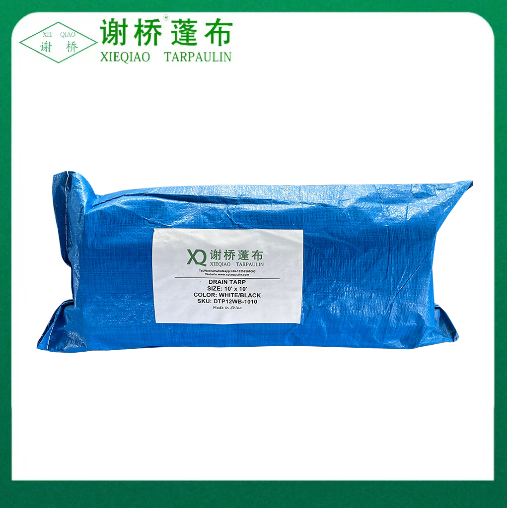 TARP Drain White-Black PE